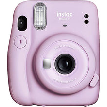 Load image into Gallery viewer, Fujifilm Instax Mini 11 Instant Camera - Lilac Purple (16654803) + 2X Fujifilm Instax Mini Twin Pack Instant Film (40 Sheets) + Protective Case + Photo Album - Instax Mini 11 Accessory Gift Bundle
