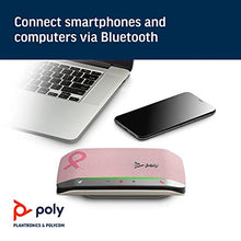 Load image into Gallery viewer, Poly – Sync 20 USB-A Pink Personal -Bluetooth Smart -Speakerphone (Plantronics) - Connect to Cell Phone via -Bluetooth, PC/Mac via Included USB-A -Cable - Works with Teams, Zoom (Certified) &amp; more
