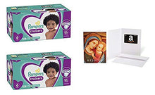 Load image into Gallery viewer, Diapers Size 6, 108 Count - Pampers Cruisers Disposable Baby Diapers (2 Qty)  (Packaging May Vary) with Amazon.com $20 Gift Card in a Greeting Card (Madonna with Child Design)
