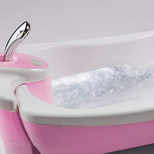 Load image into Gallery viewer, Summer Lil Luxuries Whirlpool Bubbling Spa &amp; Shower (Pink) – Luxurious Baby Bathtub with Circulating Water Jets – Includes Deluxe Newborn Sling and Clean Rinse Spa/Shower Unit
