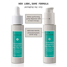 Load image into Gallery viewer, Niacinamide Serum 12% Plus Zinc 2% - 1oz, Vitamin B3, Minimize Pores, Balance Oil Production, Wrinkles, Fine Lines, Facial Serum with Niacinamide, Hyaluronic Acid &amp; Vitamin E
