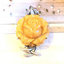 Load image into Gallery viewer, Natural Baltic Amber from poland amber stone | AlAliGems | Sterling Silver Amber Pendant | کهربا كهرمان | Kahraman Amber
