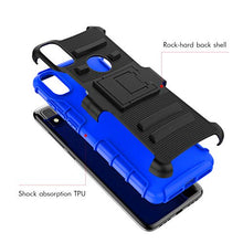 Load image into Gallery viewer, CaseTank for T-Mobile Revvl 4 Case,TCL Revvl 4 Case W Built-in Kickstand Heavy Duty Shockproof Hard PC Back&amp; Soft TPU Inner Armor,Blue
