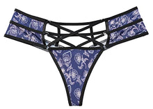 Load image into Gallery viewer, Sofshie Straps Criss Cross Panties - Blue Floural - XL
