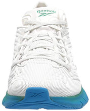 Load image into Gallery viewer, Reebok unisex-adult Zig Kinetica ReeCycle, white/horizon blue/chartreuse, 8.5 M US
