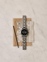 Load image into Gallery viewer, Fossil Gen 5 Carlyle HR Heart Rate Stainless Steel Touchscreen Smartwatch, Color: Smoke (Model: FTW4024)

