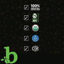 Load image into Gallery viewer, beaniac Organic Down Time Decaffeinated Medium Roast, Single Serve Coffee Pods, Arabica Coffee, Plant-Based, 30 Count
