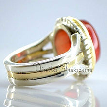 Load image into Gallery viewer, Natural Red Onyx Womans Ring Solid 92.5 Sterling Silver Women’s Ring Designer Handmade Jewelry Statement Ring Oval Shape Gemstone Jewelry Womens Red Onyx Ring, Onyx Women's Ring, Gift Ring
