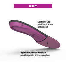 Load image into Gallery viewer, Superfeet womens Berry Premium-w Insole, Berry, D 8.5 - 10 US

