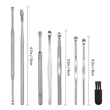 Load image into Gallery viewer, 8 Pcs Ear Pick Earwax Removal Kit, Geengle Ear Cleansing Tool Set, Ear Curette Ear Wax Remover Tool with a Cleaning Brush and Storage Box
