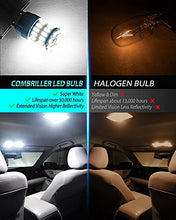Load image into Gallery viewer, Combriller 194 LED Bulb White, Error Free 194 168 LED Bulb T10 2825 w5w Led Interior Car Lights for Car License Plate Light, dome light, Dash Lights, Door light, Trunk Cargo light, Pack of 2
