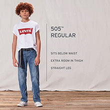Load image into Gallery viewer, Levi's Boys' 505 Regular Fit Jeans, Slim Roadie,10
