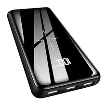 Load image into Gallery viewer, Wireless Portable Charger Power Bank 25000mAh - High Capacity with LCD Digital Display,3 USB Output &amp; Dual Input External Battery Pack Compatible with Smart Phones,Android Phone,Tablet and More

