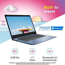Load image into Gallery viewer, Lenovo IdeaPad 1 14 14.0" Laptop, 14.0" HD (1366 x 768) Display, Intel Celeron N4020 Processor, 4GB DDR4 RAM, 64 GB SSD Storage, Intel UHD Graphics 600, Win 10 in S Mode, 81VU0079US, Ice Blue
