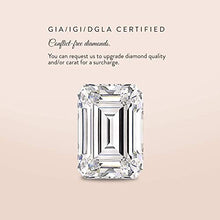 Load image into Gallery viewer, Diamondere Natural and IGI Certified Diamond Engagement Ring in 14K White Gold | 1.15 Carat Three Stone Ring for Women, US Size 6
