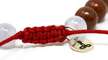 Load image into Gallery viewer, Larimar Accessories | 8mm Mala Beads Bracelet | Mala Gemstone Bracelet | Mala Yoga Bracelet | Mala Prayer Bracelet | Mala Meditation Beads Bracelet | (Red Jasper &amp; Blue Lace Agate)
