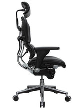 Load image into Gallery viewer, Eurotech Seating Ergohuman High Back Leather Swivel Chair, Black

