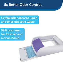 Load image into Gallery viewer, PetSafe PAL00-14242 ScoopFree Original Self-Cleaning Cat Litter Box - Automatic with Disposable Tray and Non-Clumping Crystal Litter - Purple
