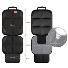 Load image into Gallery viewer, Car Seat Protector, [1 Pack] Smart eLf Large Auto Car Seat Protectors for Child Seats with Thickest Padding and Non-Slip Backing Mesh Pockets for SUV, Sedan, Truck, Leather and Fabric Car Seat
