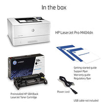 Load image into Gallery viewer, HP LaserJet Pro M404dn Monochrome Laser Printer with Built-In Ethernet &amp; Double-Sided Printing, Works with Alexa (W1A53A)
