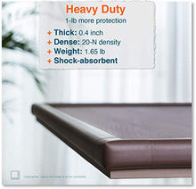 Load image into Gallery viewer, Roving Cove Baby Proofing Edge Corner Protector, Soft Rubber Foam Table Bumper Guard, 3M Pre-Taped Corners, 20.4 ft (18 ft Edge + 8 Corners), Coffee Brown, Heavy-Duty
