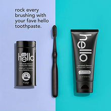 Load image into Gallery viewer, hello Manual Adult Toothbrush With Reusable Charcoal Modern Aluminum Handle &amp; 4 Soft Replacement Heads, Bpa-free, 4 count
