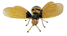 Load image into Gallery viewer, Kubla Crafts Cloisonne Articulated Enamel Bumblebee Christmas Ornament, Accented with Austrian Crystals, 2.75 Inches Wide
