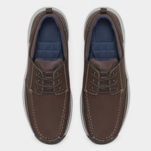 Load image into Gallery viewer, OTHUME Casual Boat Shoes for Men Comfortable, Mens Deck Shoes Penny Loafers &amp; Slip-ons Sneakers XXDX002M-RH-US-TAUPE-9.5 Brown
