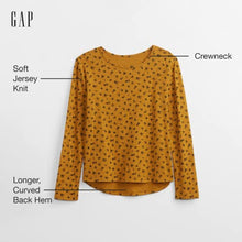 Load image into Gallery viewer, GAP Girls Foreversoft Long Sleeve T-Shirt Black
