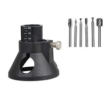 Load image into Gallery viewer, 6pc HSS Routing Router Bits Burr with Drill Carving Rotary Locator Set Suit Dremel &amp; Rotary Too
