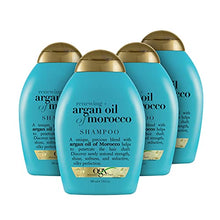 Load image into Gallery viewer, OGX Renewing and Cold-Pressed Argan Oil of Morocco Hydrating Shampoo, to Help Moisturize, Soften &amp; Strengthen Hair, Paraben &amp; Sulfate Free Surfactants, Floral, 52 Oz, Pack of 4

