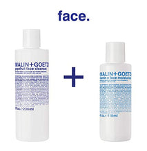 Load image into Gallery viewer, Malin + Goetz Essential Grapefruit Face Cleanser-natural, gentle foaming, effective on ALL skin types, unisex. makeup remover, face wash, toner. clean, purify, balance. cruelty-free, vegan 8 Fl oz
