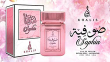 Load image into Gallery viewer, SOPHIA 100 ML EDP | Perfume for Women | Floral Fragrance | Red Berries, Sparkling Citrus, Florals, Cinnamon, Vanilla, Patchouli and Balsam Accords | by Khalis Oud of Dubai
