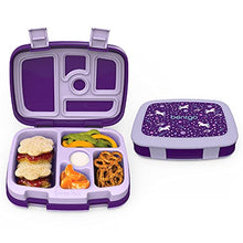 Load image into Gallery viewer, Bentgo Kids Prints (Unicorn) - Leak-Proof, 5-Compartment Bento-Style Kids Lunch Box – Ideal Portion Sizes for Ages 3 to 7 – BPA-Free and Food-Safe Materials
