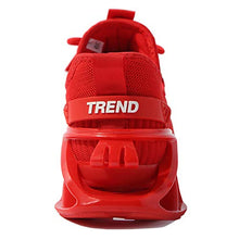 Load image into Gallery viewer, kokib Men's Walking Running Casual Shoes Mesh Athletic Sports Slip On Fashion Sneakers Lightweight Breathable All Red
