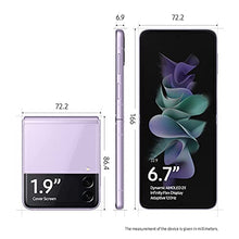 Load image into Gallery viewer, SAMSUNG Galaxy Z Flip 3 5G Factory Unlocked Android Cell Phone US Version Smartphone Flex Mode Intuitive Camera Compact 128GB Storage US Warranty, Lavender (Renewed)

