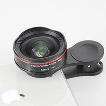 Load image into Gallery viewer, Cell Phone Camera Lens, 5K HD Non-Distortion SLR, 15x Macro and 18mm Wide Angle Lens, 50 Layers of Anti-Reflection Green Film, Macro Phone Camera Lens for iPhone 8 7 6s 11 Plus 5s Samsung Android
