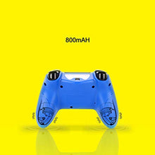 Load image into Gallery viewer, 2 Pack Wireless Controllers for PS4 and for Playstation 4 Control - YU33 for DS4 Remote Joystick Support Playstation 4,Pro/Slim PS4,PC,PS TVs,Smart TV（Black+Red Diamond (Blue and Black)
