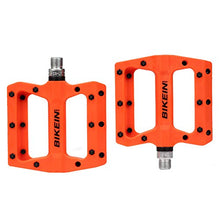 Load image into Gallery viewer, BIKEIN PRO Mountain Bike Pedals Platform Flat Pedal Sealed Bearing 9/16" Nylon Pedals with Wrench
