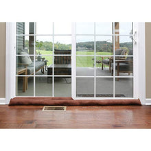 Load image into Gallery viewer, HOME DISTRICT Door Draft Stopper for Bottom of Door Sliding Glass Apartment and Patio Door Draft Stopper- Approx. 71" Long Chocolate
