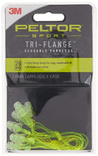 Load image into Gallery viewer, Peltor Sport Tri-Flange Corded Reusable Earplugs, 3-Pair Per Pack
