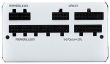 Load image into Gallery viewer, Corsair RMX White Series (2018), RM750x, 750 Watt, 80+ Gold Certified, Fully Modular Power Supply - White
