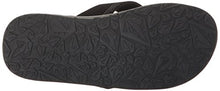 Load image into Gallery viewer, Volcom Boys' Recliner Youth FLIP Flop Sandal, Black/White, 5 M US Big Kid
