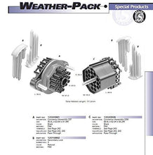 Load image into Gallery viewer, Weather Pack Pro Kit WP-1292 With Bulkhead Kit and Pro Crimp Tool: Sealed Weatherproof Automotive Electrical Connectors 20-12 Gauge 1292 Piece Kit With Bulkhead Connectors &amp; 12014254 Crimp Tool

