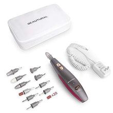 Load image into Gallery viewer, BEAUTURAL Professional Manicure and Pedicure Kit, 10-Piece Attachments and 20 Sanding Bands for Hand/Foot Nail Care, Powerful Nail Drill Kit [Upgraded Version]
