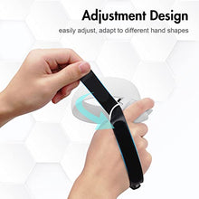 Load image into Gallery viewer, AMVR Touch Controller Grip Anti-Throw Strap Accessories for Oculus Quest 2 with Battery Opening, Adjustable Wrist Knuckle Strap (Gray)
