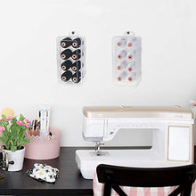 Load image into Gallery viewer, New brothread Polyester Embroidery Machine Thread 1000m Each with Clear Plastic Storage Box for Embroidery &amp; Quilting - 4xWhite+4xBlack

