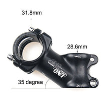 Load image into Gallery viewer, FOMTOR Bike Stem 31.8mm 35 Degree 70mm Bicycle Handlebar Stem Riser Suitable for BMX MTB Road Bike Mountain Bike (31.8 x 70mm)
