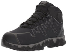 Load image into Gallery viewer, Timberland PRO Men's Powertrain Sport Mid Alloy Safety Toe Electrical Hazard Industrial &amp; Construction Shoe, Black Ripstop Nylon, 12 Wide
