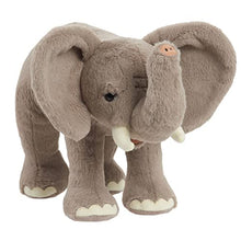 Load image into Gallery viewer, National Geographic Kids 3-Pack Hyper-Realistic Super Soft Stuffed Animal, QR Code to Elephant, Cheetah, Zebra Facts, Recycled Material Packaging, Amazon Exclusive, by Just Play
